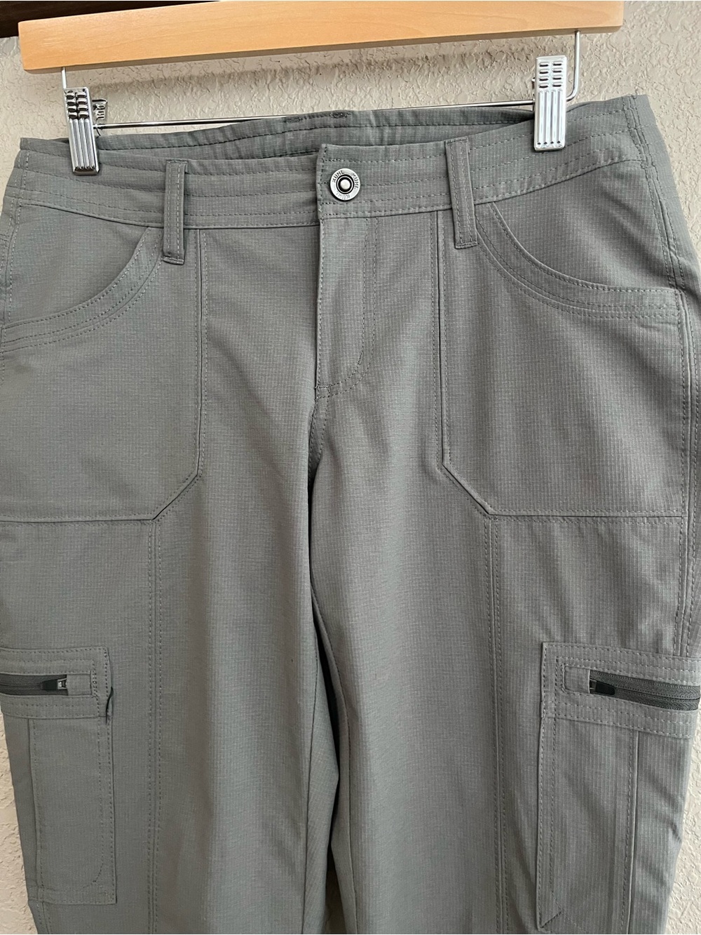 KÜHL Horizn Skinny Cargo Hiking Pants Gray Size 6 Short - Picture 5 of 15